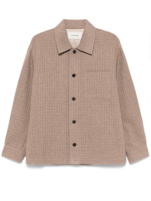 FRAME textured shirt jacket Men