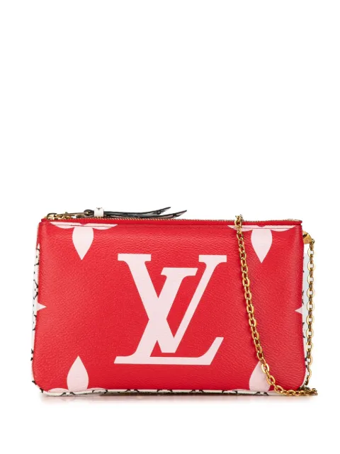 Louis Vuitton Pre-Owned 2019 Limited Edition Monogram Giant Double Zip Pochette crossbody bag WOMEN