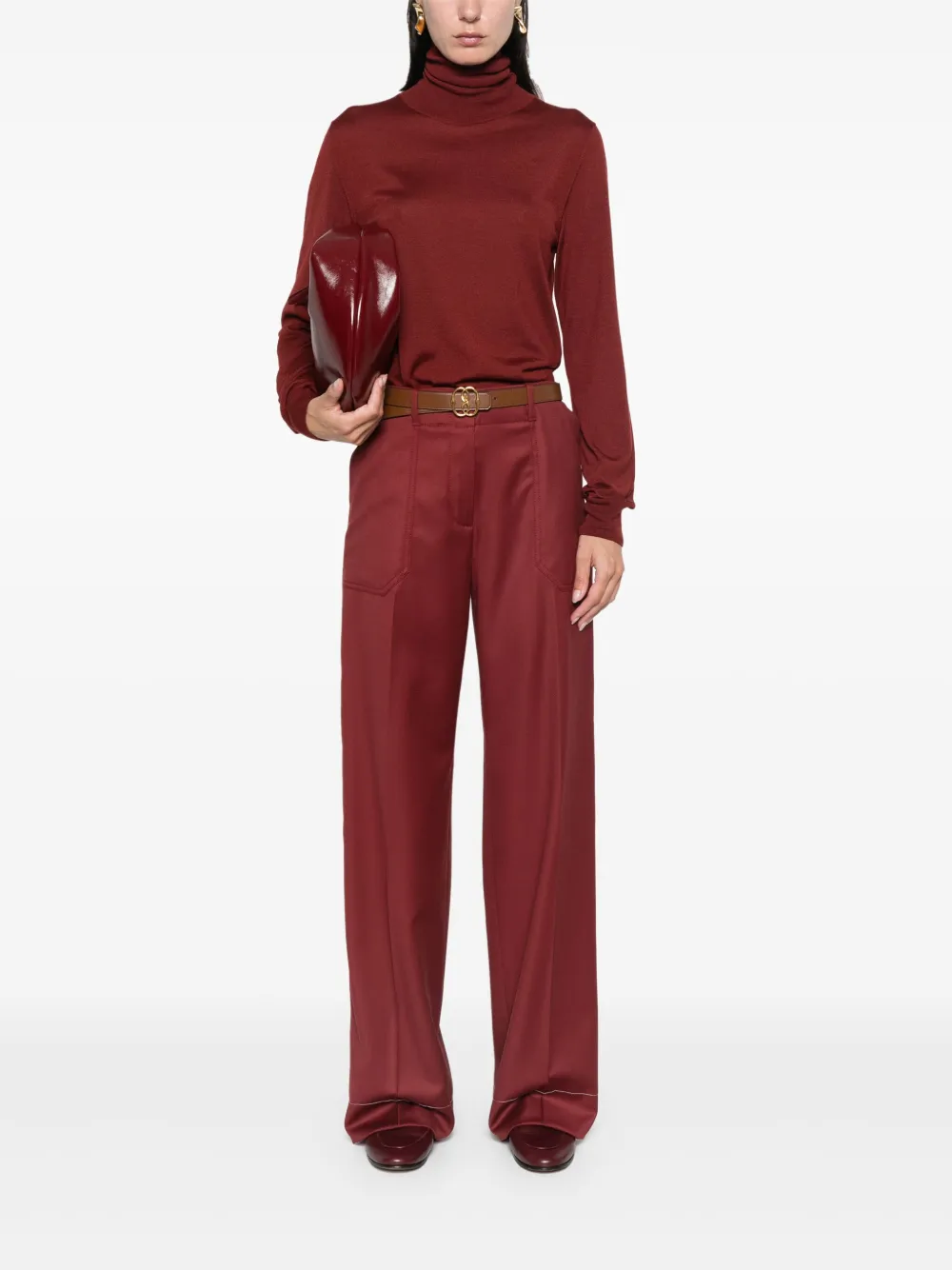 Brioni Straight broek - Rood