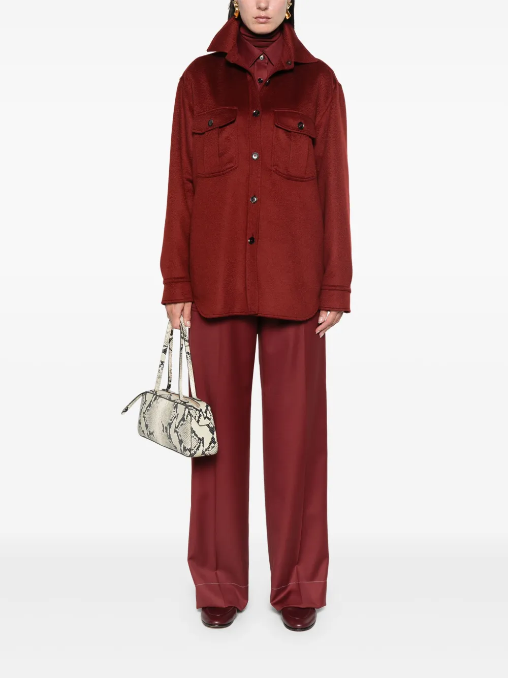 Brioni Kasjmier blouse - Rood