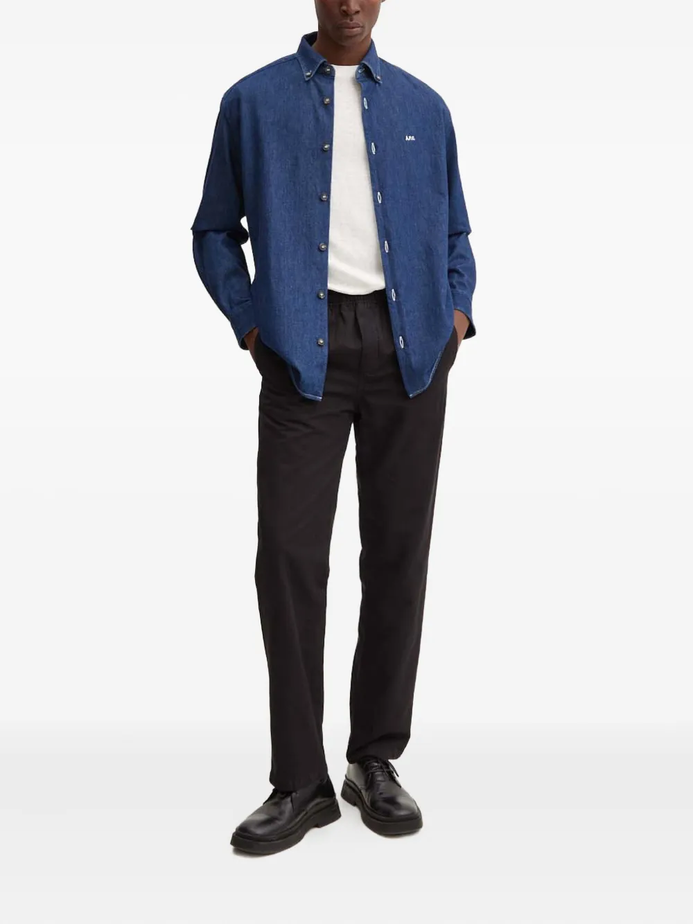 SAMSOE SAMSOE Elastische broek - Zwart