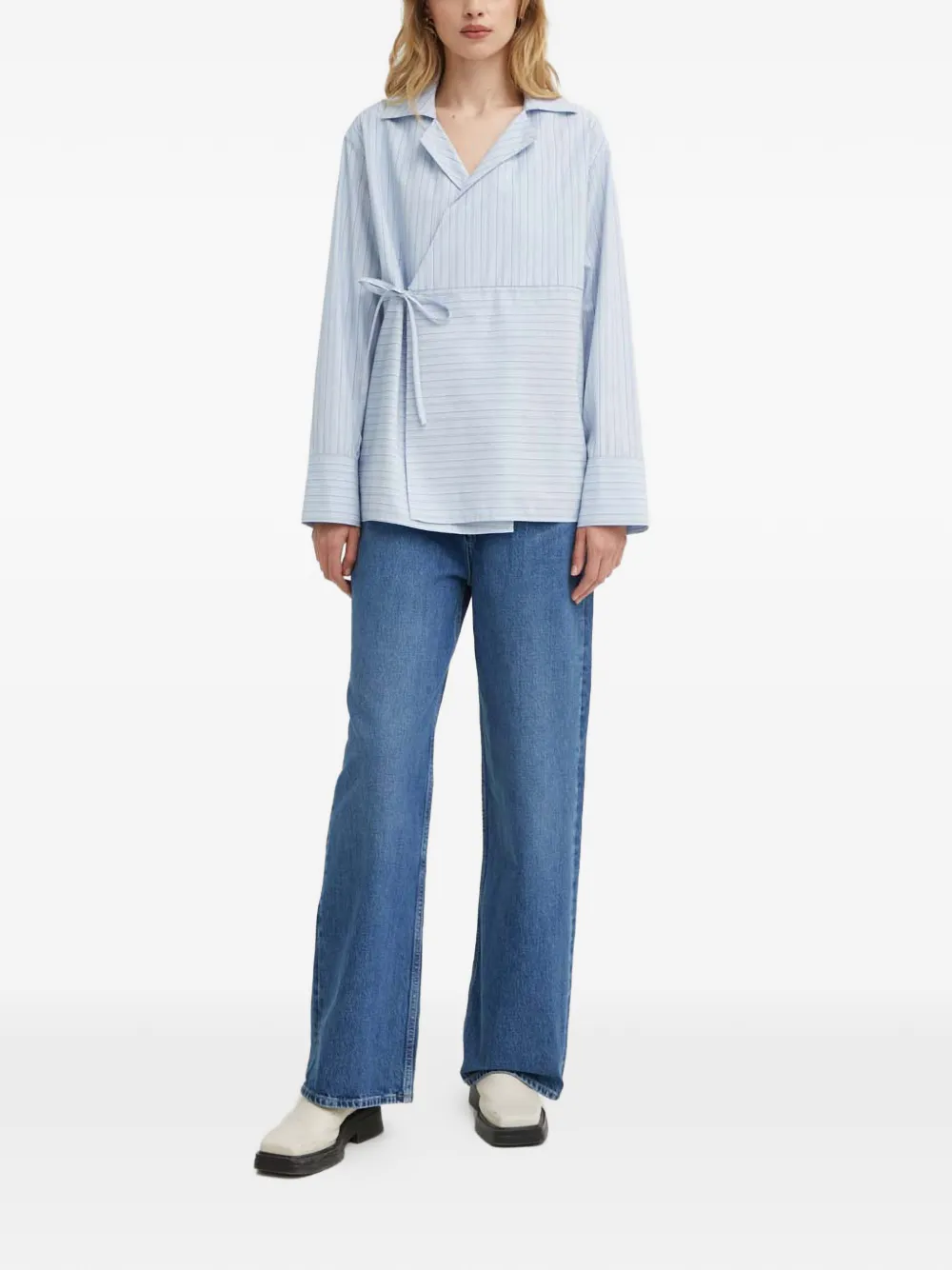  Samsoe Samsoe Sacala Striped Top - Blue 