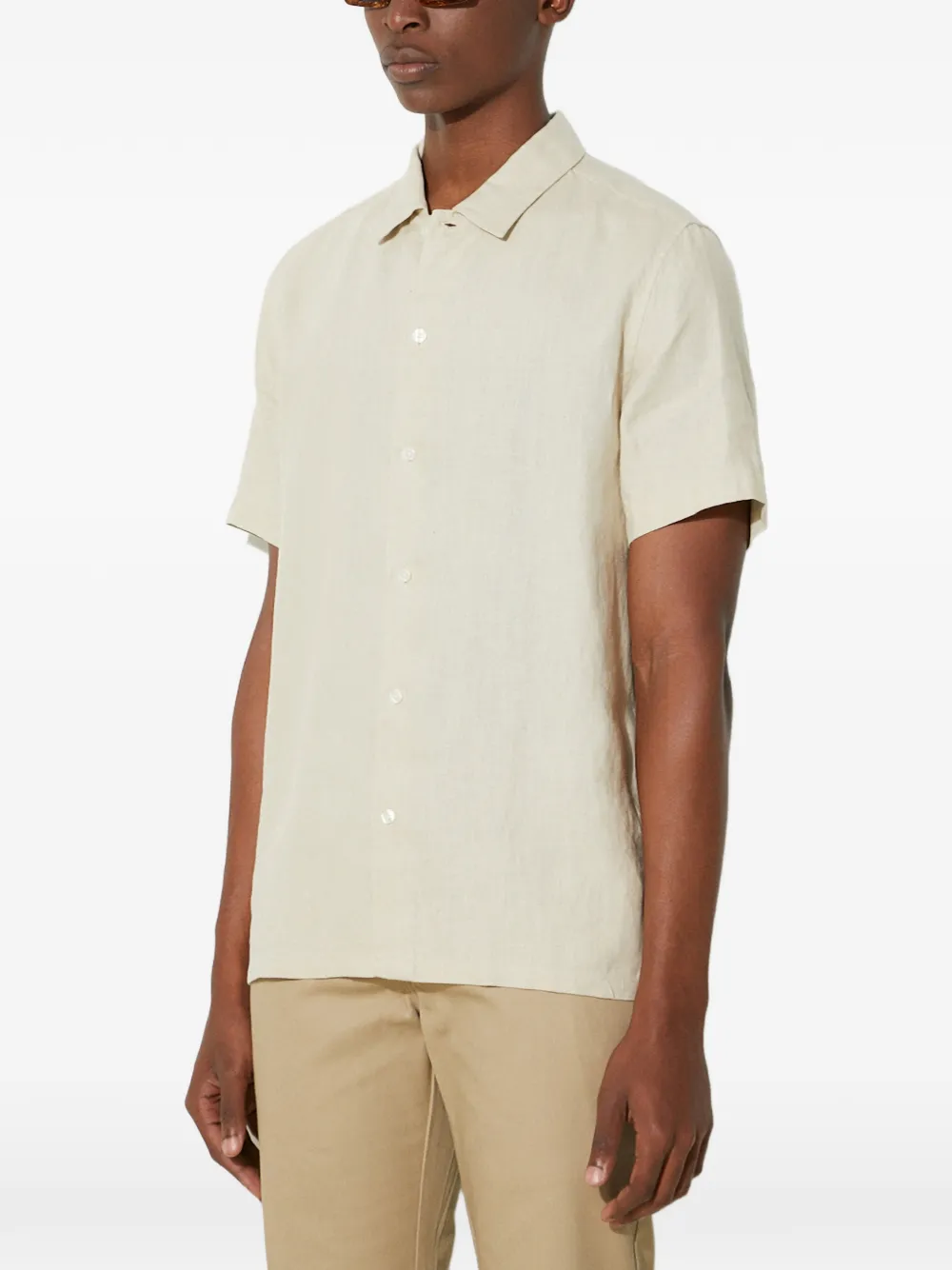  Samsoe Samsoe Saavan Buttoned Shirt - Neutrals 