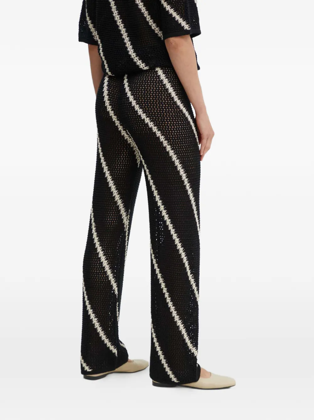 Striped Knitted Trousers