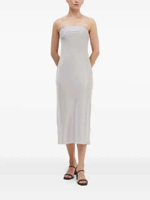 SAMSOE SAMSOE strapless midi dress