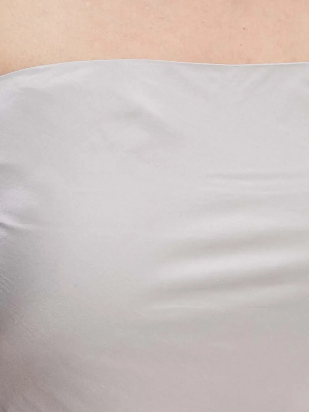 SAMSOE Strapless midi-jurk Zilver