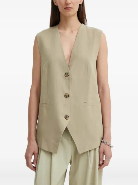 SAMSOE SAMSOE sleeveless V-neck gilet