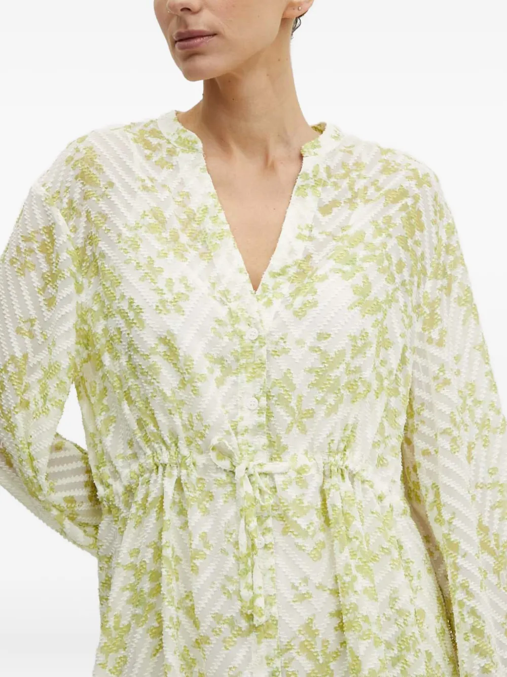 Samsoe & Samsoe Floral-pattern Mini Dress In Multi