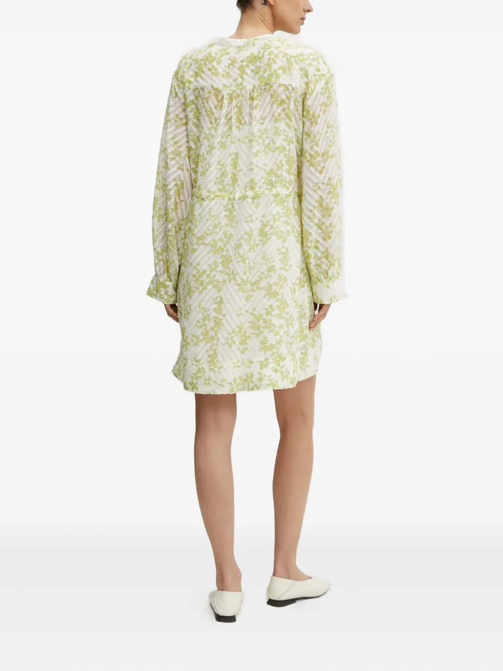 Samsoe & Samsoe Floral-pattern Mini Dress In Multi