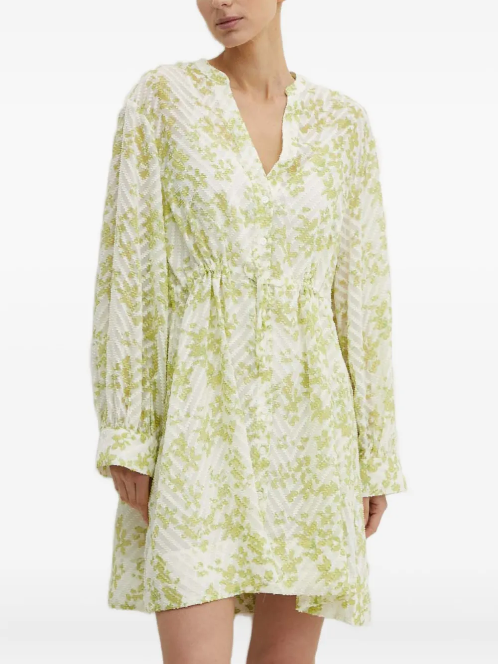 SAMSOE SAMSOE floral-pattern mini dress | White | Image 1