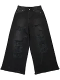 VETEMENTS ripped jeans - Black