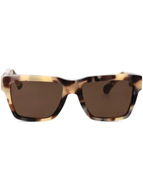 Dolce & Gabbana Eyewear نظارة شمس بإطار هندسي وتأثير صدف السلحفاة