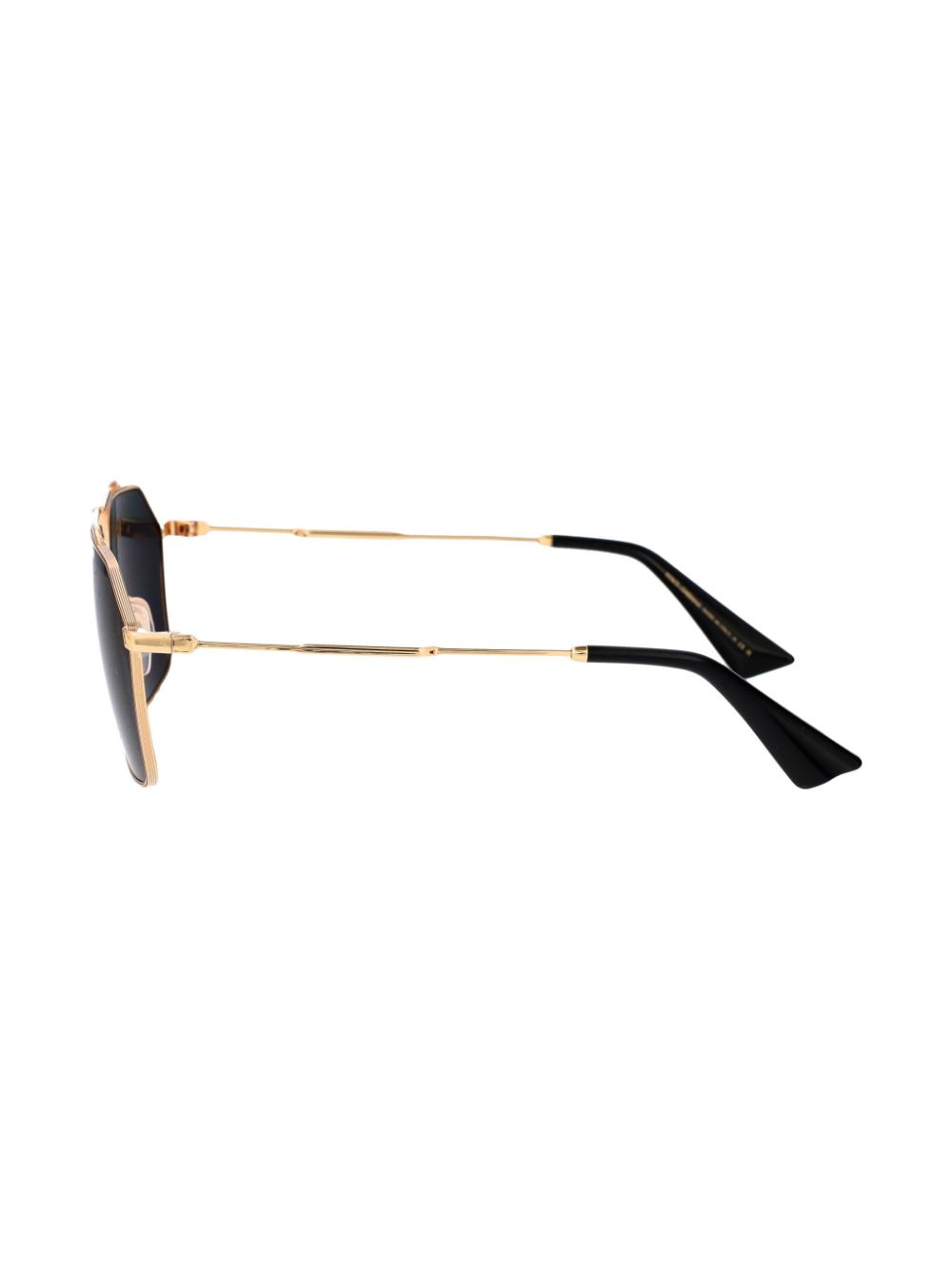 Dolce & Gabbana Eyewear Zonnebril met oversized montuur Goud