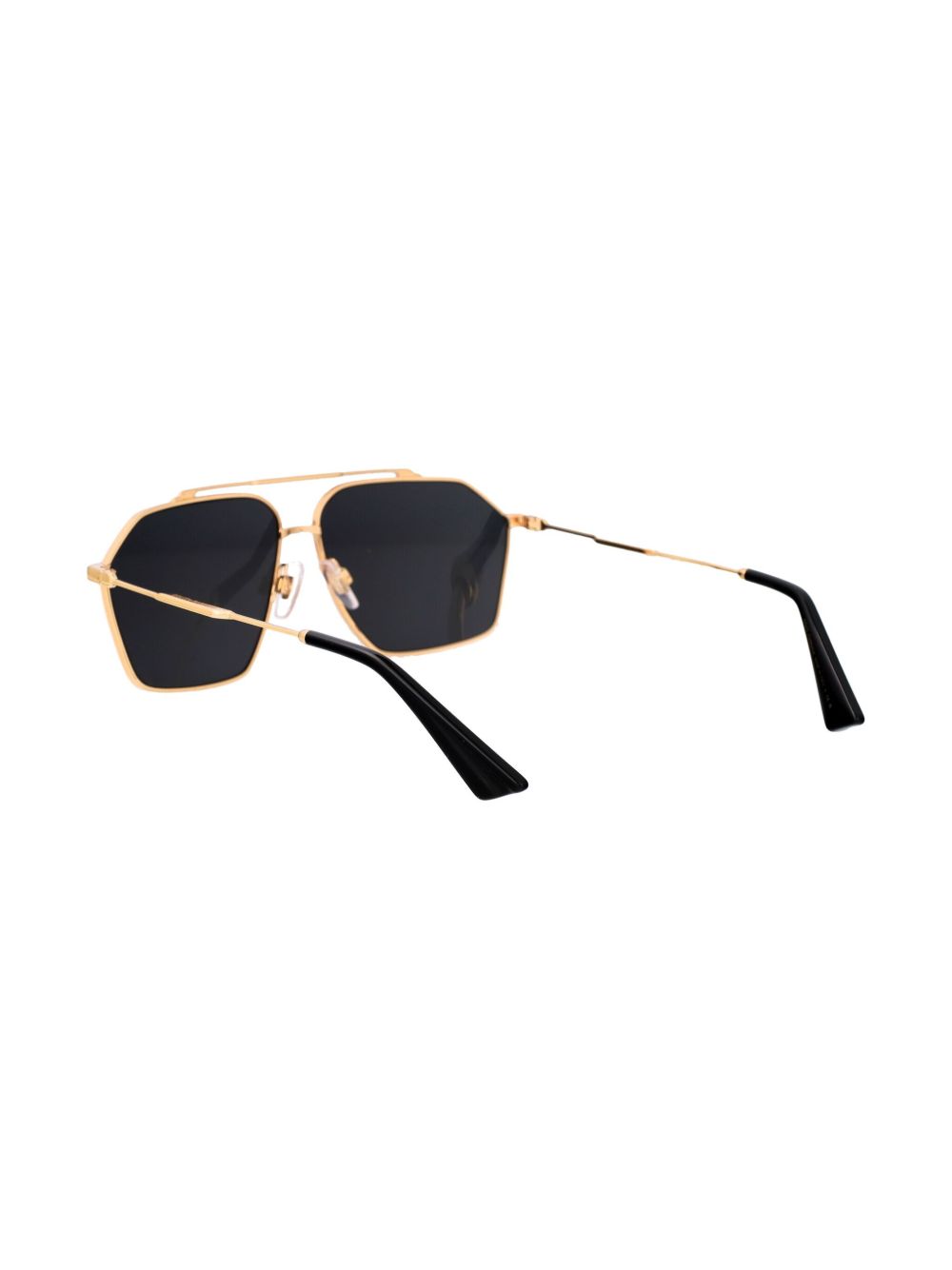 Dolce & Gabbana Eyewear Zonnebril met oversized montuur Goud