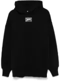 Jean Paul Gaultier logo-print hoodie - Black