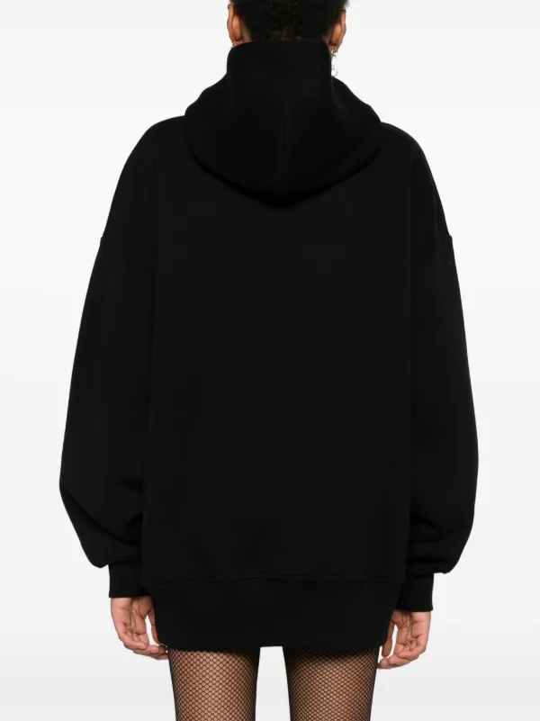 Jean Paul Gaultier logo-print Hoodie | Black | FARFETCH
