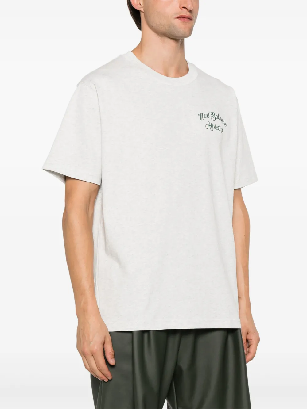 New Balance Athletics T-shirt Grijs
