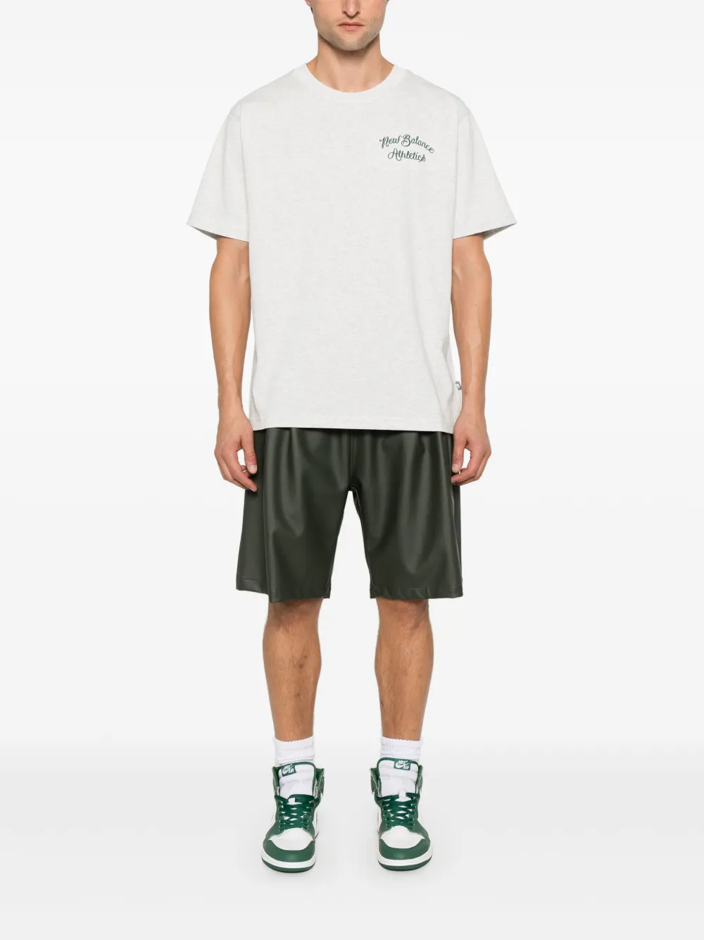 New Balance Athletics T-shirt Grijs
