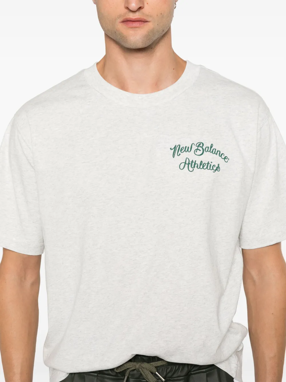 New Balance Athletics T-shirt Grijs