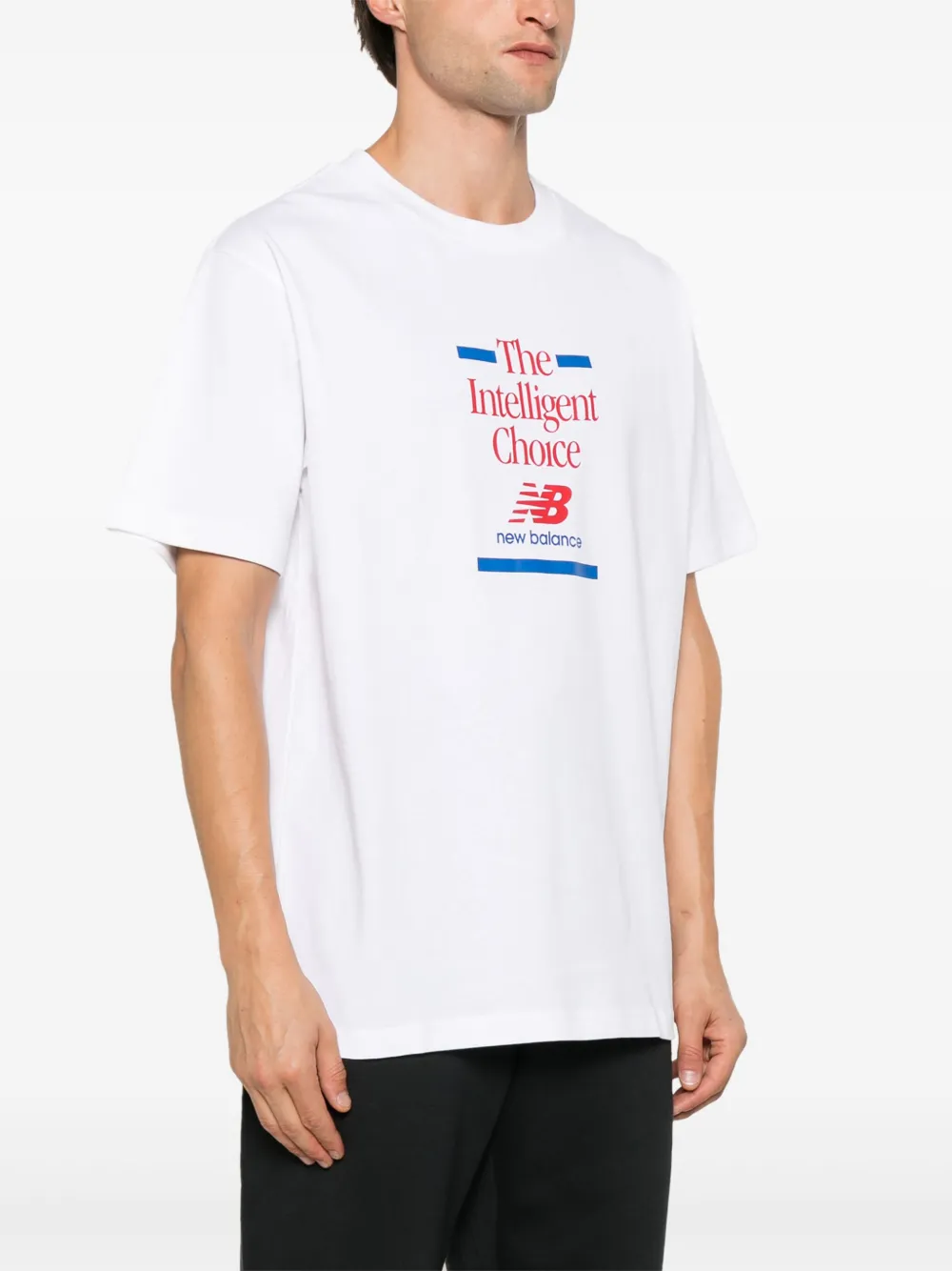 New Balance Athletics Relaxed Choice T-shirt Wit