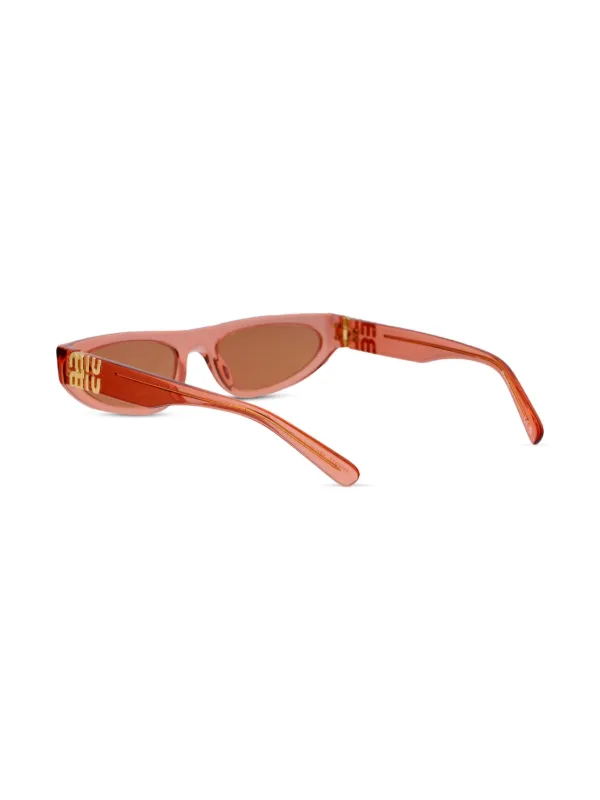 けん★miu miu レッドキャットアイサングラス★ Miu Miu Eyewear キャットアイ サングラス | レッド | FARFETCH JP