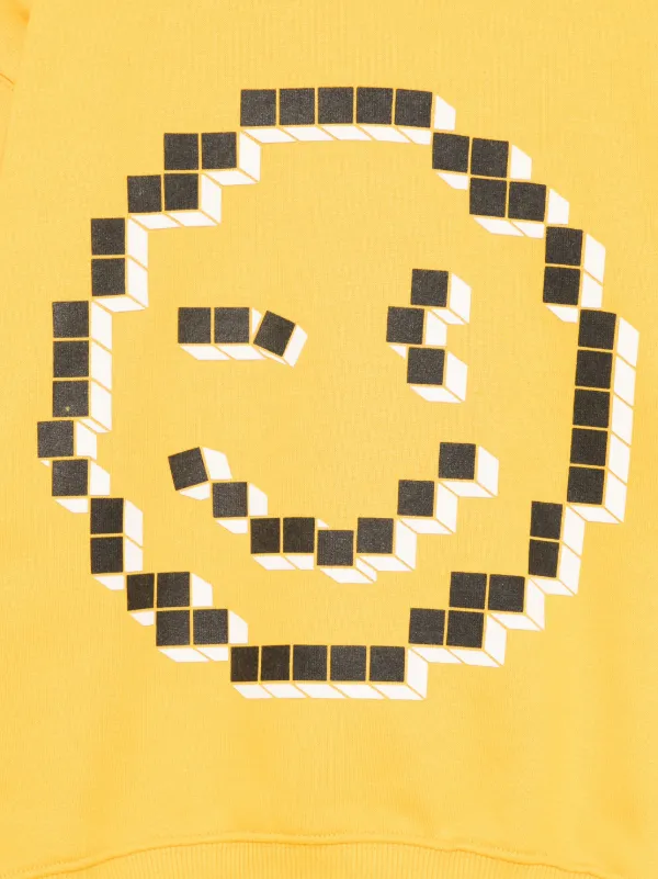 Molo smiley-print Sweatshirt Yellow FARFETCH - Main Image