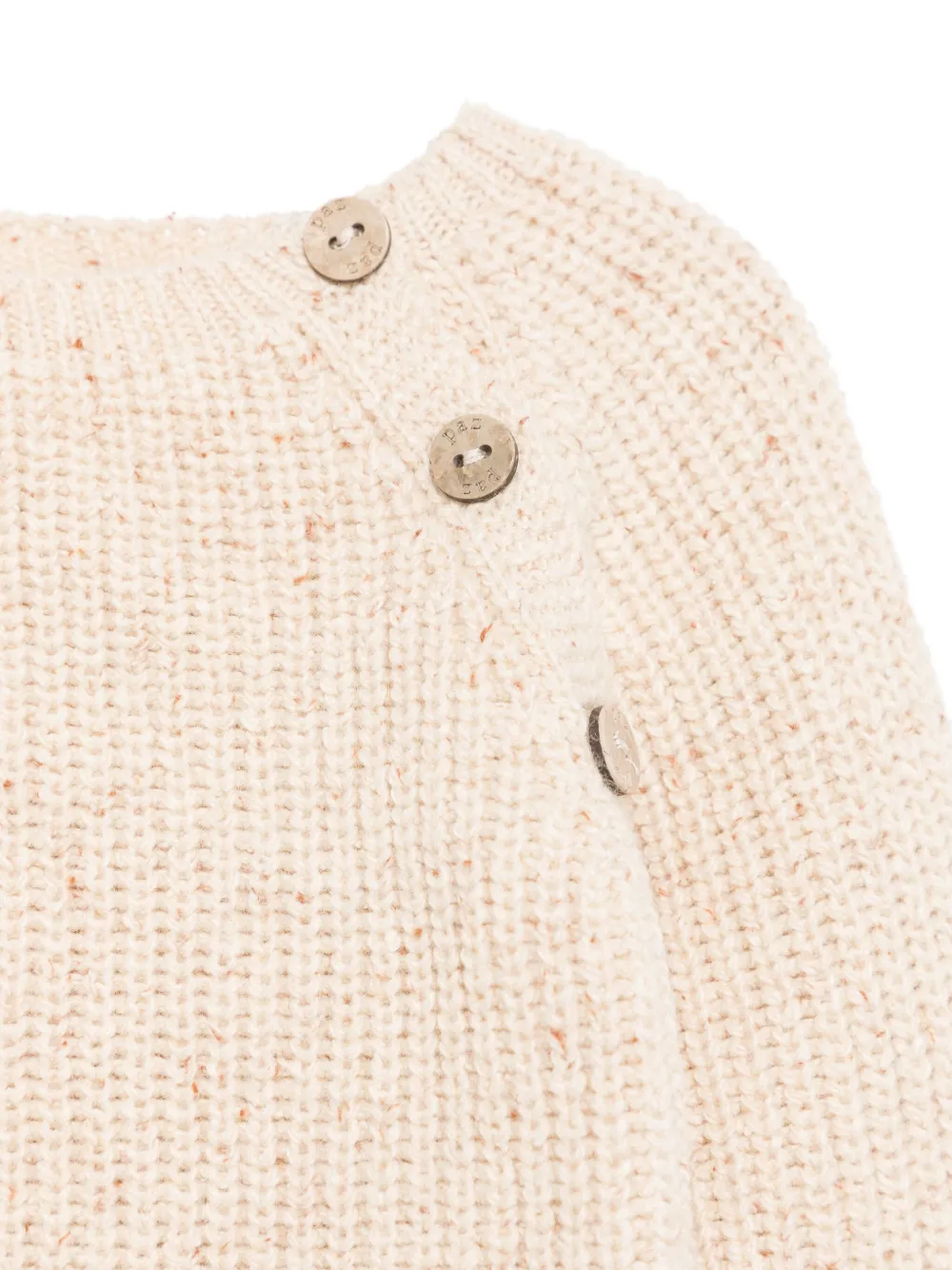 Paz Rodriguez Gespikkelde trui Beige