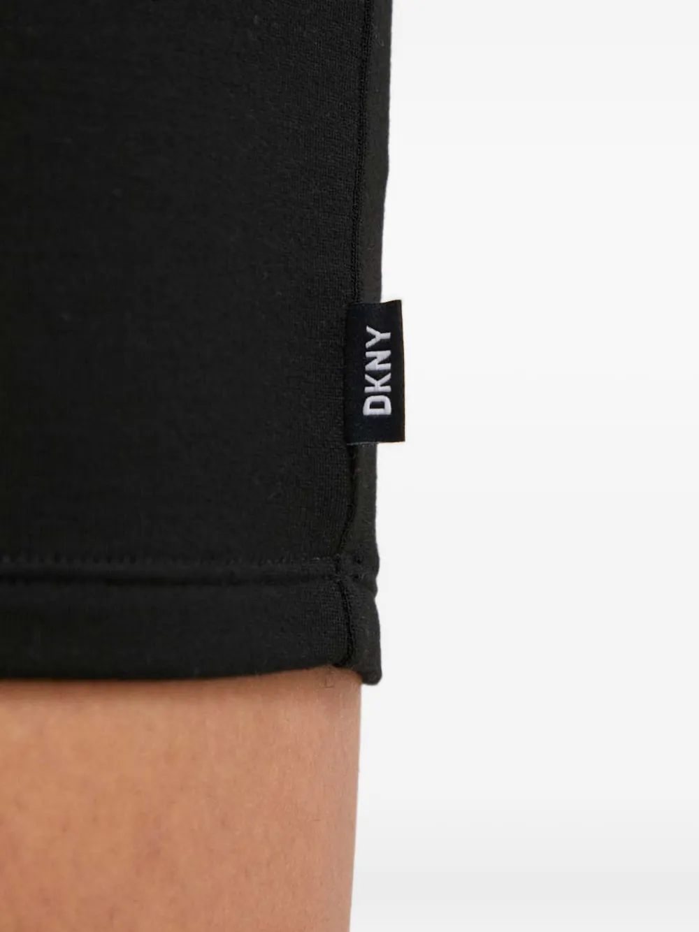 DKNY Mini-jurk met capuchon en lange mouwen Zwart