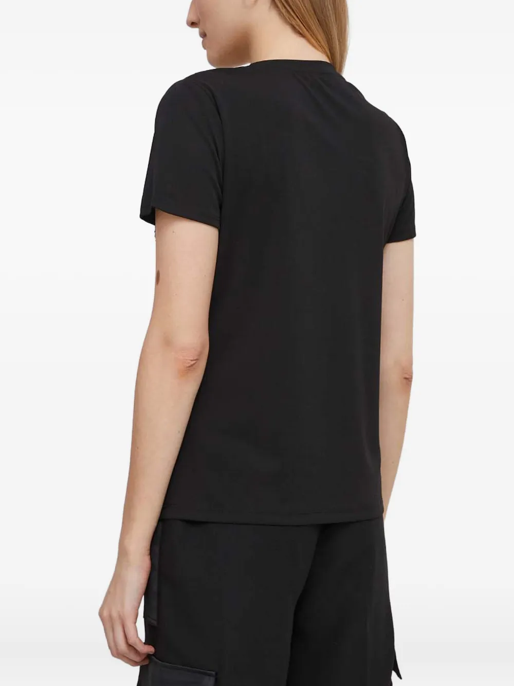 DKNY logo-lettering embellished T-shirt | T-Shirts & Jersey Shirts | Image 2