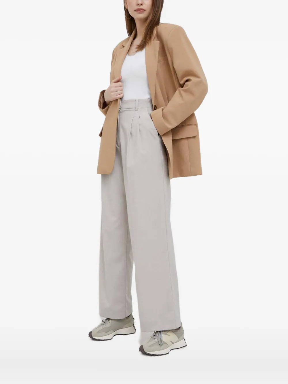 Dkny Ruched Tank Top In Brown