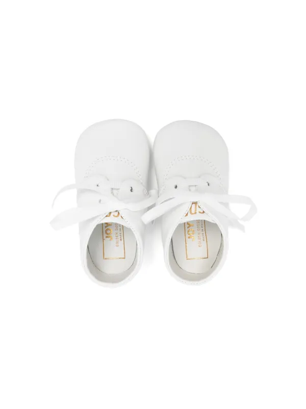 Golden Goose Kids Joy Lace Up Shoes Kids Leather Leather Leather 16 White