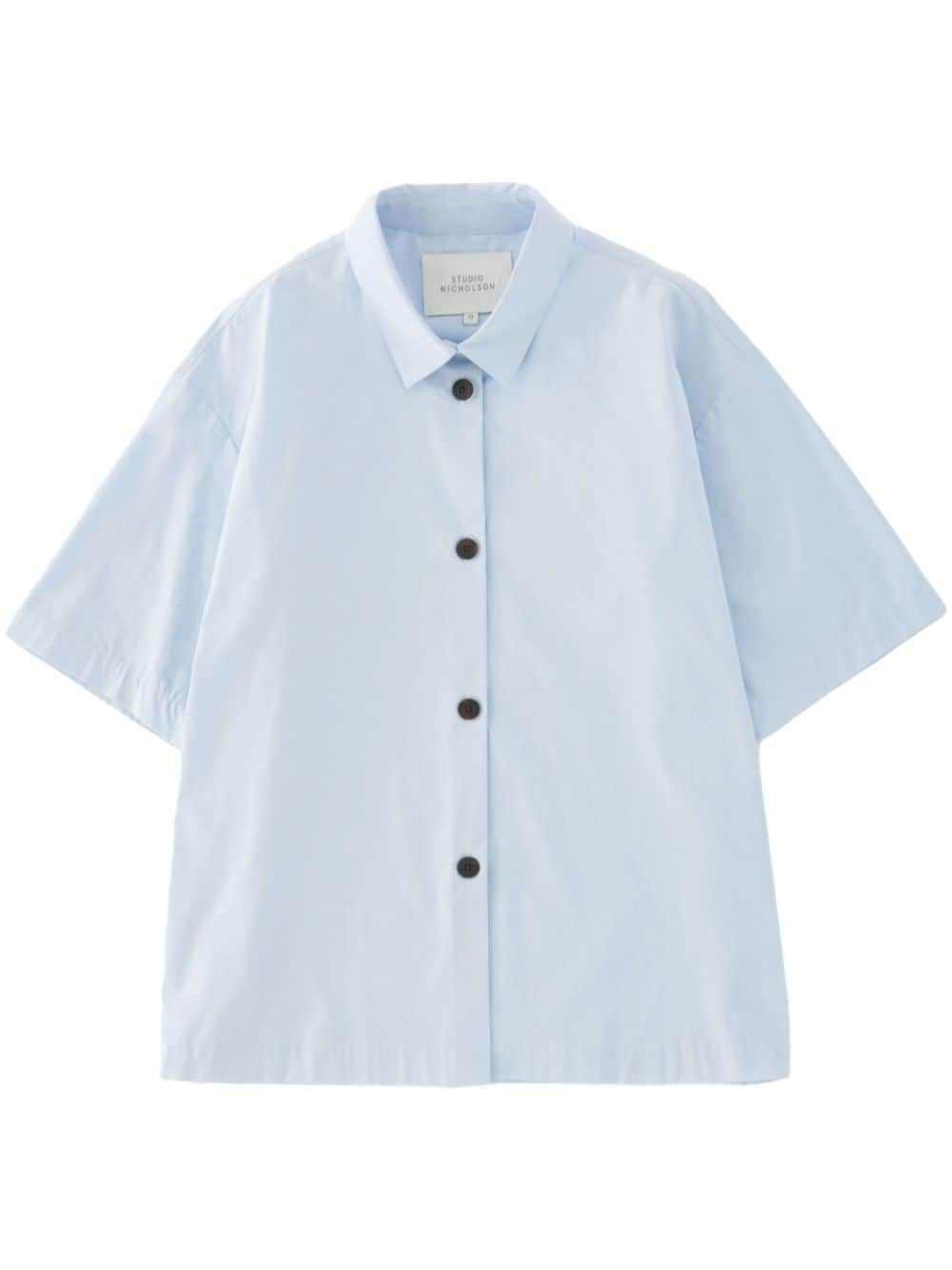 Shop Studio Nicholson Lant Shirt In Blue