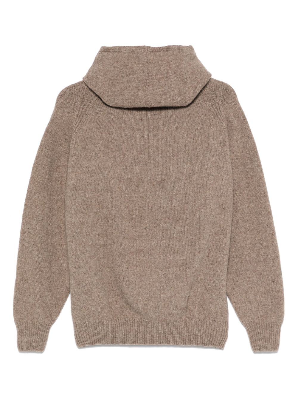 Baserange knitted hoodie - Bruin