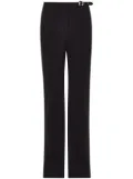 Paris Georgia belted slim-fit pants - Black