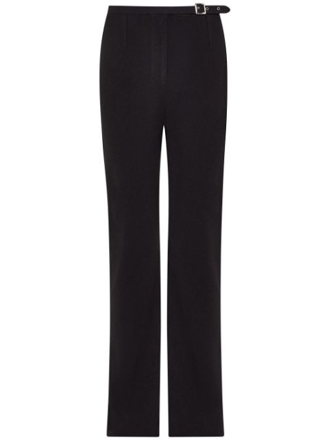 Paris Georgia belted slim-fit pants