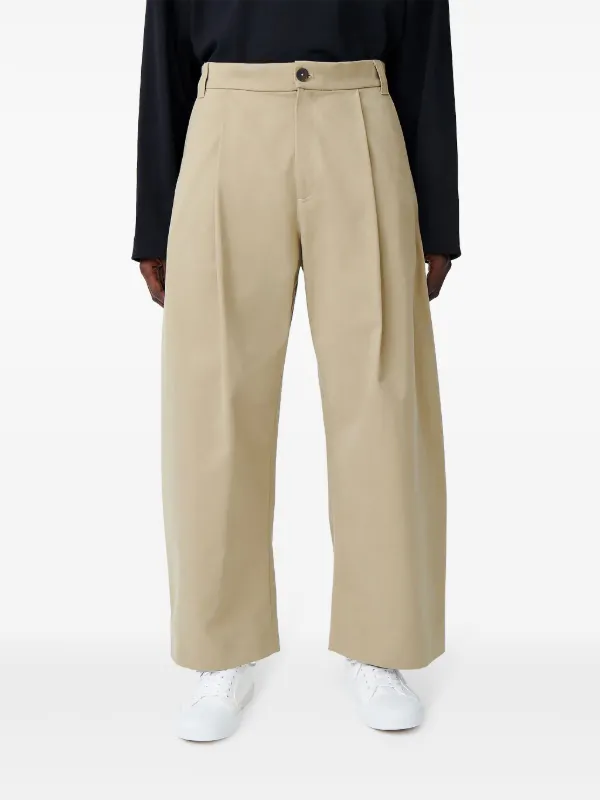 Studio Nicholson Sorte Trousers | Neutrals | FARFETCH UK