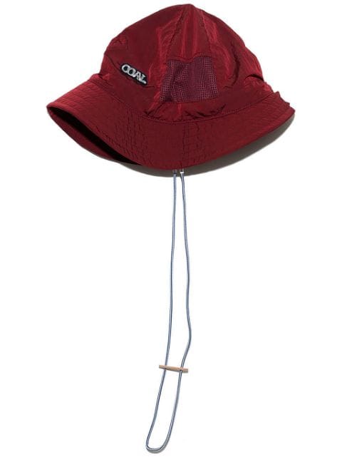 Nanamica slogan-appliquéd wind hat