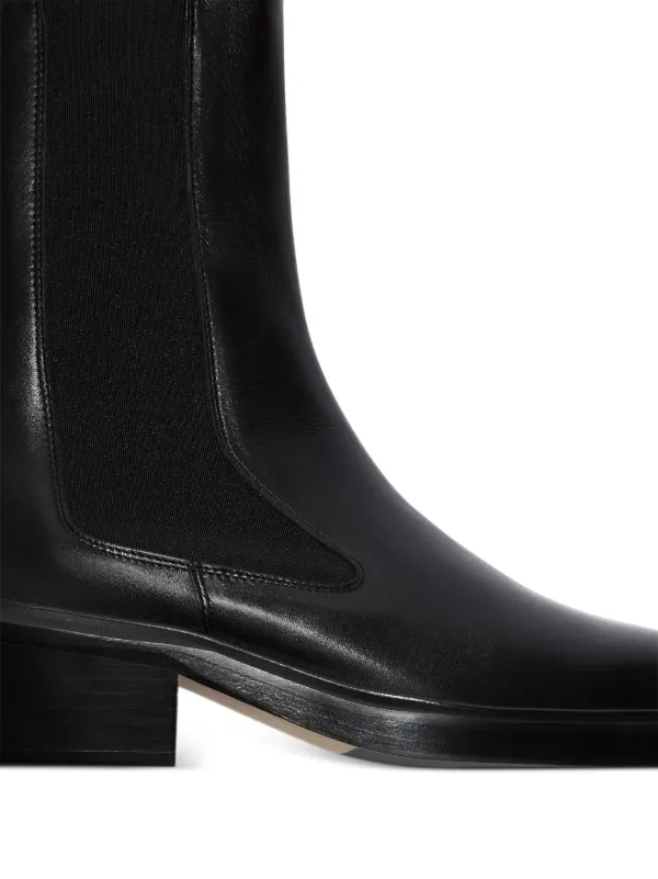 【関税込み】Aeyde ブラック Antonia チェルシーブーツ Aeyde Antonia Leather Chelsea Boots in Black | Lyst