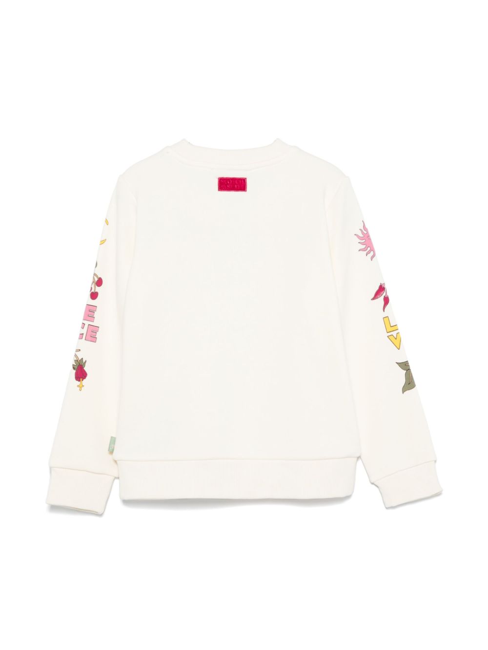 Scotch & Soda Placed Artworks sweater - Wit