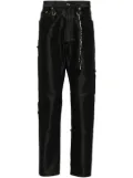 Mastermind Japan Puzzle straight-leg jeans - Black