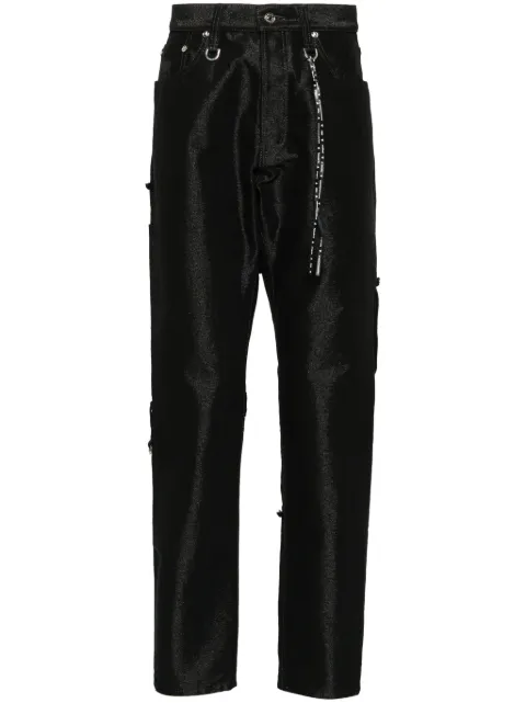 Mastermind Japan Puzzle straight-leg jeans