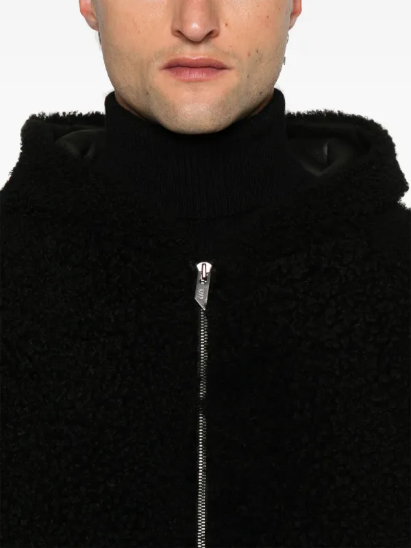 アウターその他 Salvatore Santoro Shearling jacket Salvatore Santoro Shearling Jacket | Black | FARFETCH