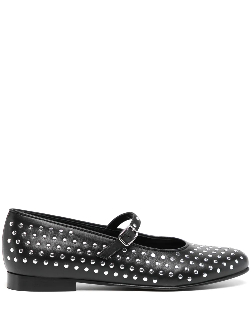 ALOHAS Lucien ballerina's met studs Zwart