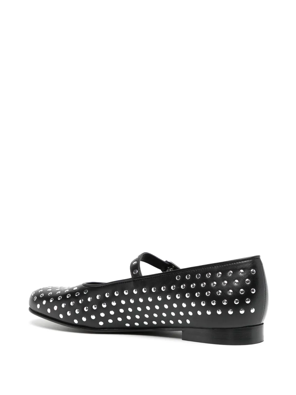ALOHAS Lucien ballerina's met studs Zwart