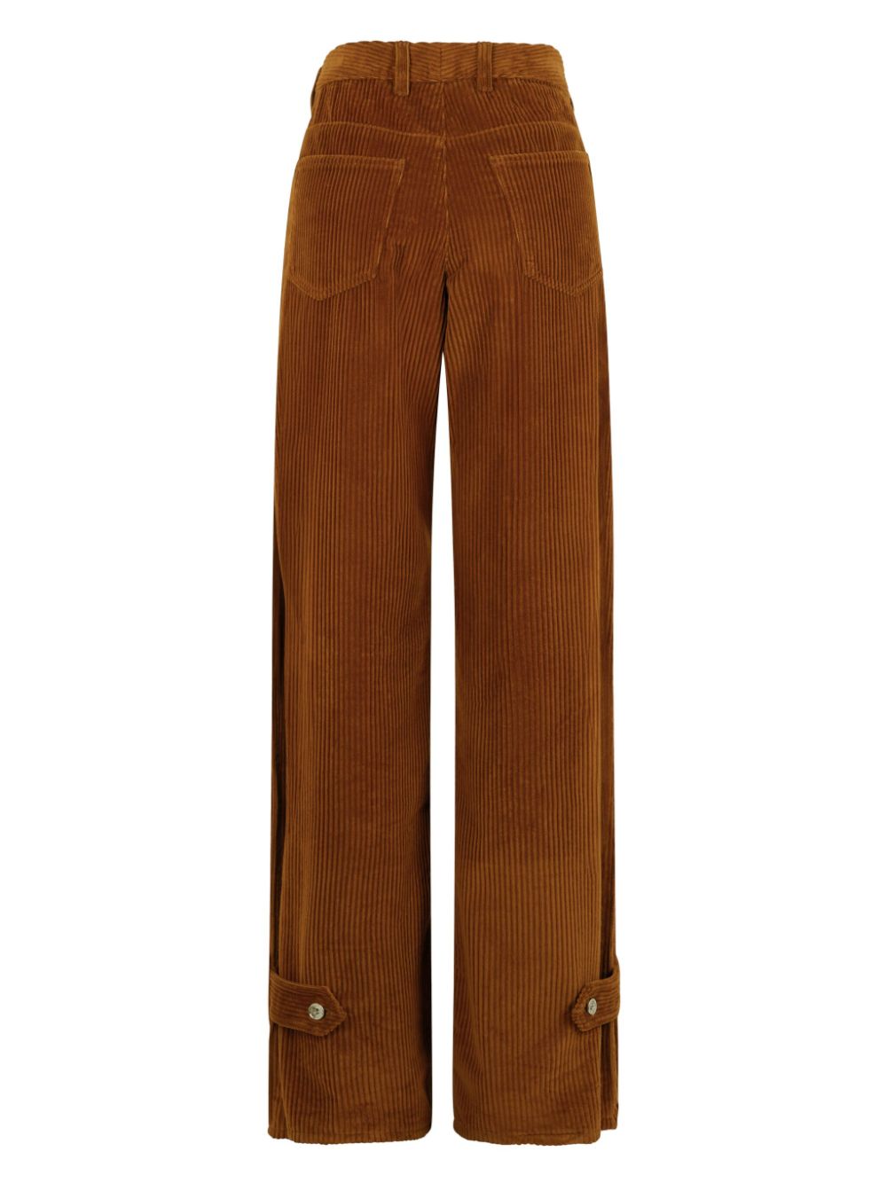 Original Cheap Rabanne wide-leg corduroy trousers Women