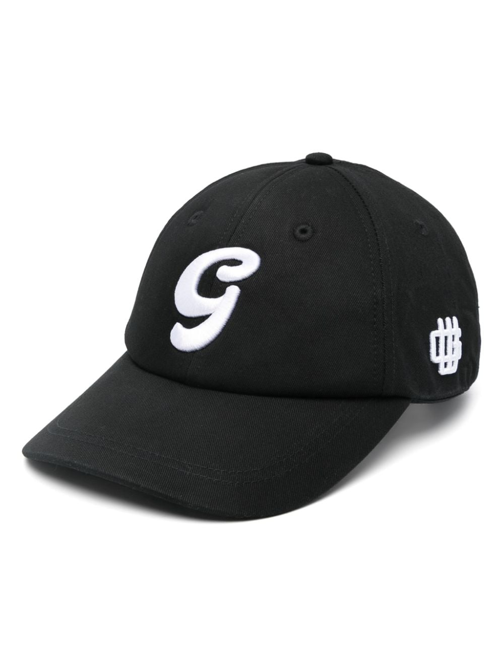 Garment workshop logo-embroidered baseball cap - Nero