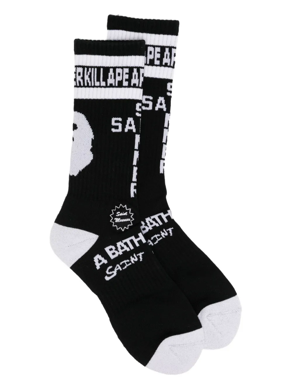 SM X BAPE socks