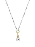 V JEWELLERY cushion-cut topaz necklace - Silver