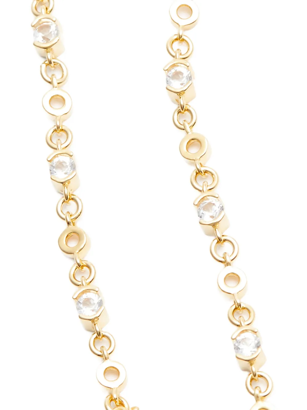 V JEWELLERY Lyla 18kt gold vermeil drop earrings - Goud