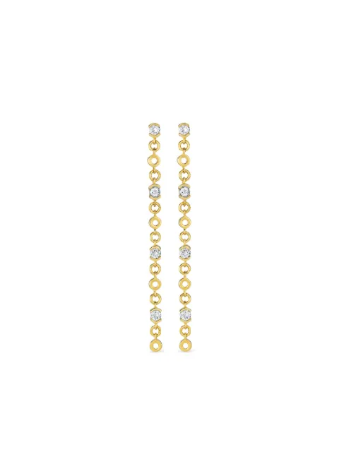 V JEWELLERY Lyla 18kt gold vermeil drop earrings